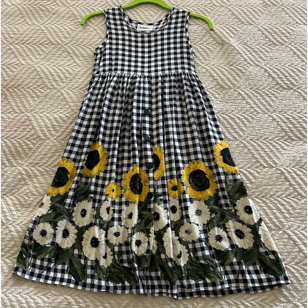 Girls Sunflower Dress
